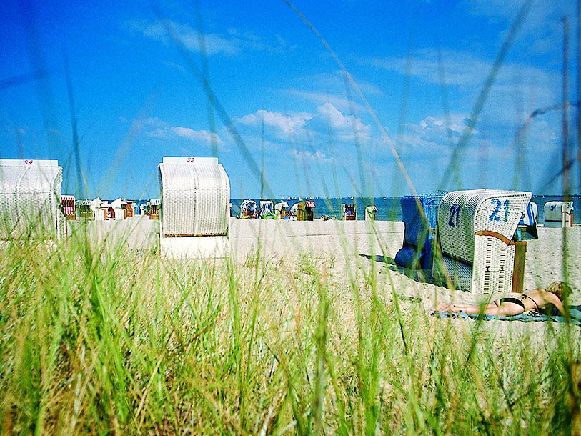 Slien munder ud ved Østersøkystens dejlige sandstrande