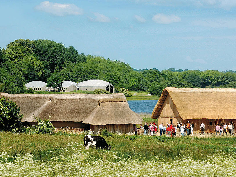Hedeby i bunden af Slien - vikingetidens vigtigste handelsby - kom i 2018 på UNESCOs liste over verdensarv