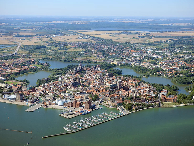 Stralsund er på UNESCOs liste over verdensarv takket være sin enestående velbevarede Altstadt