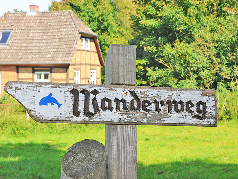 Indenlands finder I Holsteinische Schweiz, som er rig på smukke vandrestier