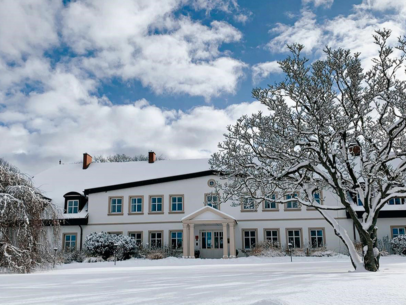 Skulle I være heldige at besøge Gutshaus Stolpe i vintermånederne, er der garanteret hygge