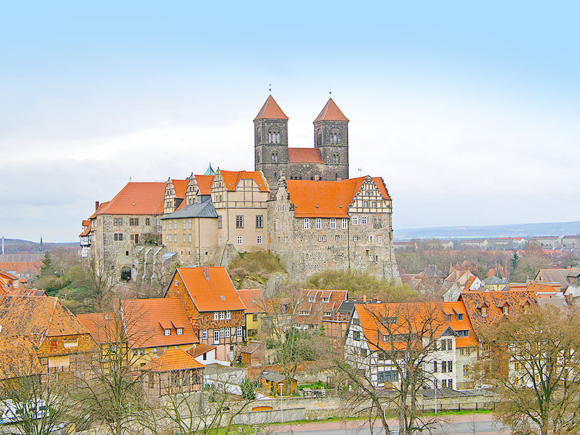 Quedlinburg er en anden af Harzens helt store attraktioner - og solidt placeret på UNESCOs liste over verdensarv