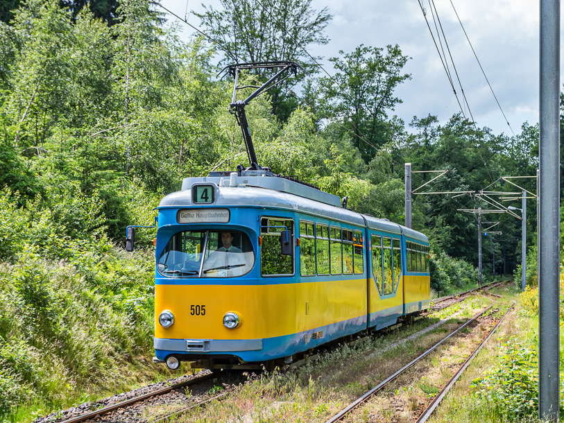 Tag Thüringerwaldbahn til Gotha - så får I en ekstra ferieoplevelse med i købet