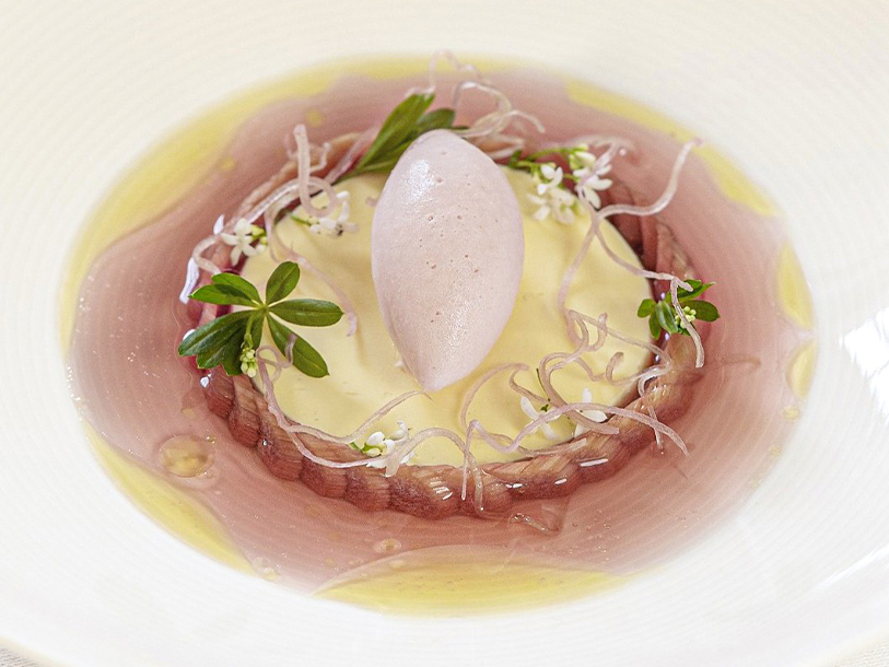 Exempel på en liten dessertdröm från restaurang Alba