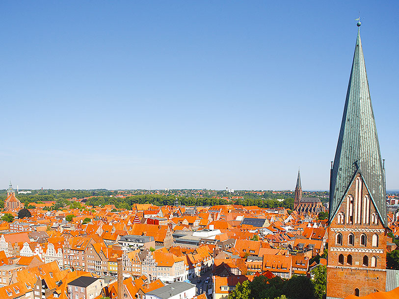 Lüneburgs profil stammer fra byens storhedstid som hansestad i 1300- og 1400-tallet