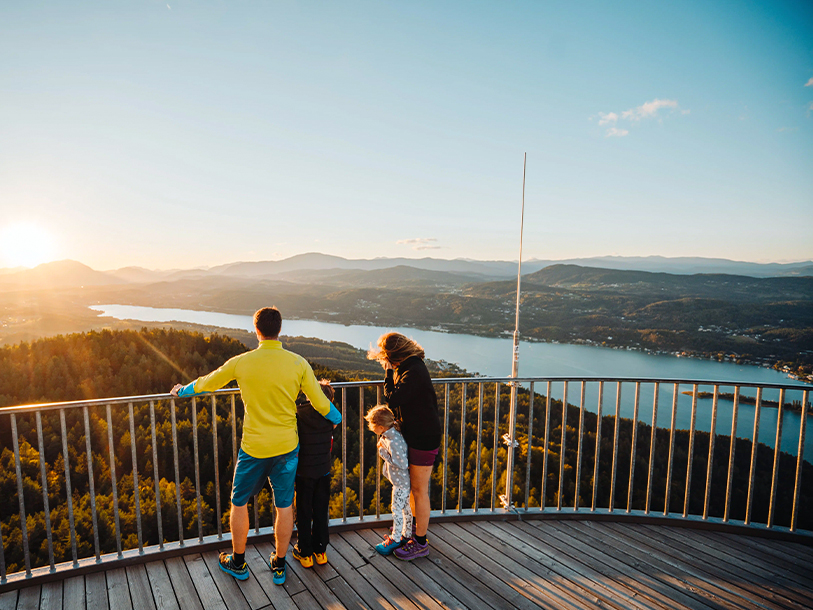 Lad blikket vandre - panoramaudsigten fra Pyramidenkogel er intet mindre end imponerende