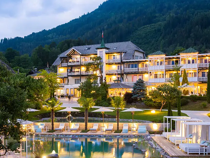 Das Moerisch er et elegant 4-stjernet superiorhotel i idylliske omgivelser ved Millstätter See