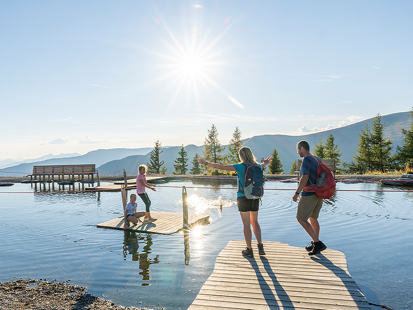Prova även den lilla bogserfärjan i Aktiv Park Bad Kleinkirchheim
