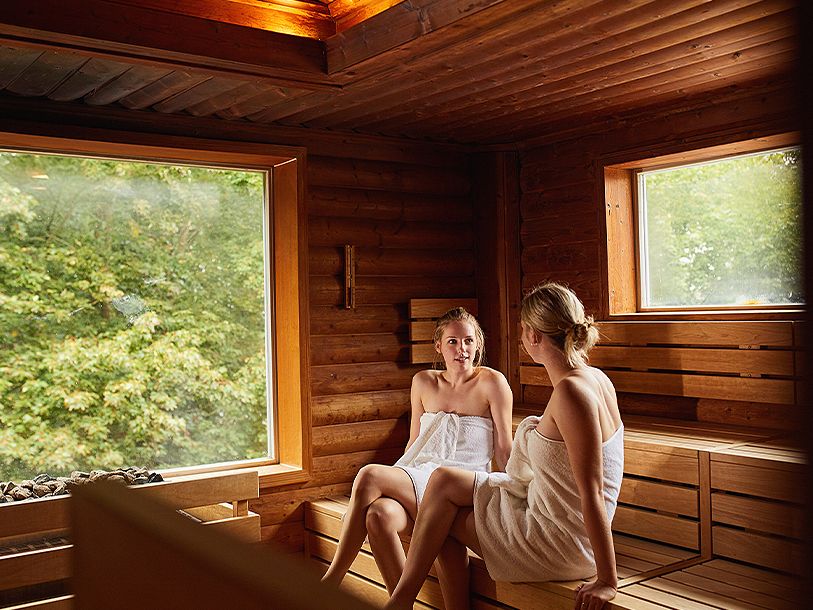 Hotellets stora AQUA-Spa erbjuder avkoppling och välbefinnande på 1.800 m²