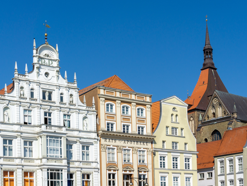 Rostock samlade enorm rikedom och arkitektonisk prakt under hansatiden under medeltiden