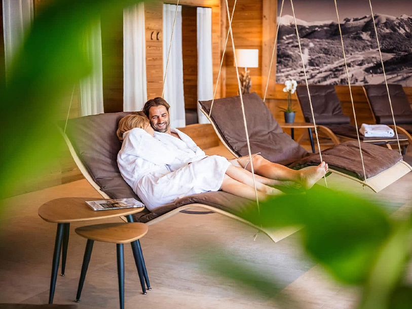 Adgangen til hotellets lækre sauna-, relax- og fitnessområde er med i prisen