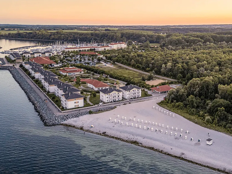 Der er den dejligste strand for enden af BEECH Resort Bolthagen