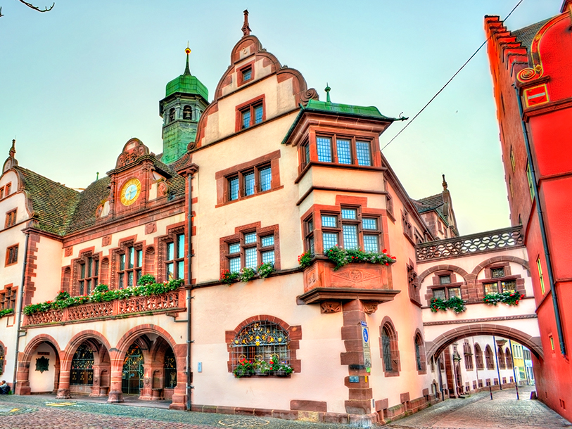Atmosfären och den sydländska charmen är mycket närvarande i Freiburg