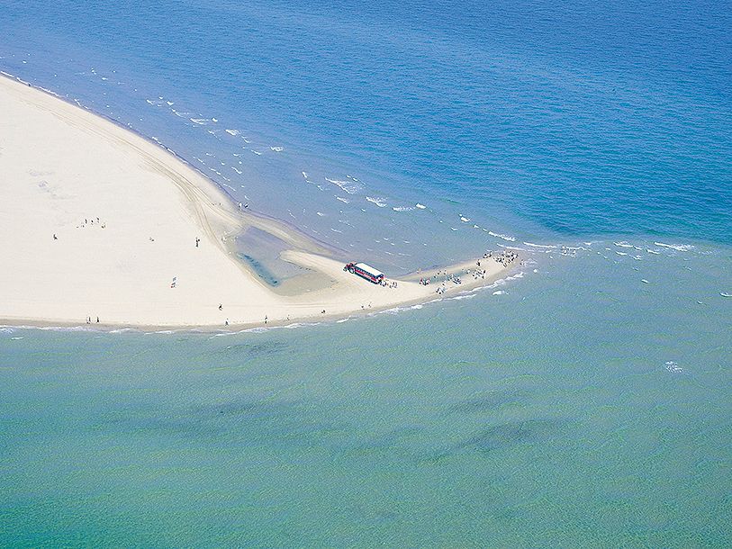Grenen flytter sig hvert år - omgivet af kræfterne fra Skagerrak og Kattegat