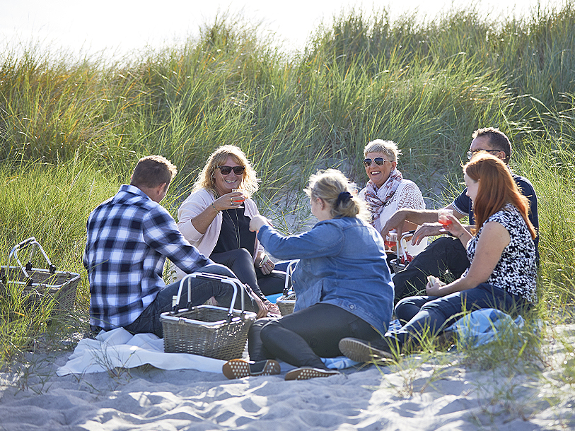 Här på nästippen av det som kallas för Jyllands näsa har du alltid naturen och havet som lekplats