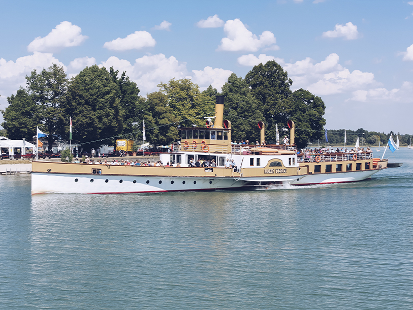 För en utflykt står Chiemsee och en båttur på det "bayerska havet" högst upp på listan