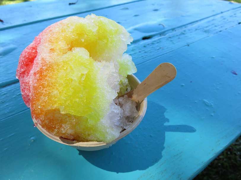 Under jeres ophold kan I nyde drikkevarer ad libitum kl. 17.30-21.00 - f.eks. dejligt kolde slush ice