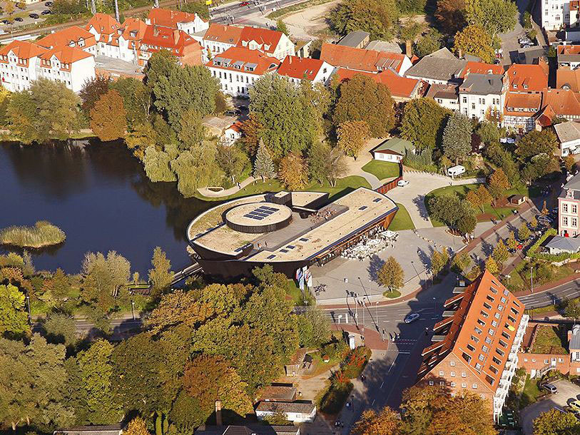 Waren har sit eget Müritzeum - det moderne informationscenter ved indgangen til nationalparken