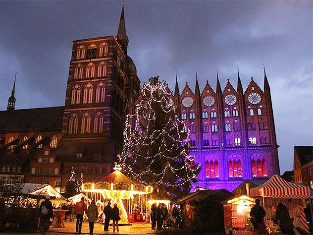Julmarknad i Stralsund